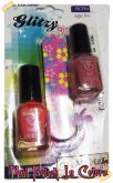 Kit com 2 esmaltes + Lixa de unha - La colors